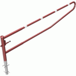 BARRIÈRE-PORTE À BÉTONNER POUR CADENAS - 3500 MM - SCHAKE