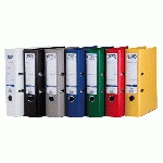 LOT DE 20 - CLASSEUR À LEVIER CARTONNÉ OXFORD A4 - DOS 8 CM COULEURS ASSORTIES