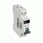 DISJONCTEUR 3KA 1 MODULE PH+N 20A BLANC DEBFLEX