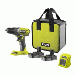PERCEUSE VISSEUSE SANS FIL 18V ONE+™ + 2 BATTERIES 2AH - R18DD2-220S RYOBI