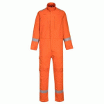 PORTWEST FR501 COMBINAISON BIZFLAME PLUS LÉGÈRE ORANGE - TAILLE L - STANDARD