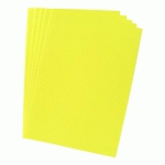 SOUS-CHEMISE STANDARD 80 G BRUNEAU 22 X 31 CM JAUNE - PAQUET DE 100