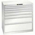 ARMOIRE 7 TIROIRS 1023X725X1000MM-CHARGE 75KG-GRIS CLAIR - LISTA