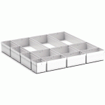 BACS RANGEMENT CUBIO EKK-66100 13 COMPARTIMENTS - BOTT - MANUTAN COLLECTIVITÉS