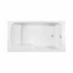 BAIGNOIRE BAIN DOUCHE 160X85CM AVEC PIEDS ET VIDAGE - VERSION DROITE - MALICE JACOB DELAFON