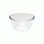 BOL EN VERRE TRANSPARENT PYREX PROFESSIONNEL - 210 MM DE DIAMÈTRE
