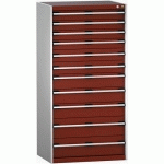 BOTT 1 ARMOIRE À TIROIRS SL-8616-11.2 AVEC 11 TIROIRS POUR CHARGE LOURDE_BOTT