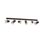 ENVOSTAR NALE SPOT POUR PLAFOND 6 LAMPES PIN NOYER
