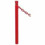 POTELET PROVINCE Ø76 MM CHAINES 1 ANNEAU CITY ROUGE 3020 - PROCITY