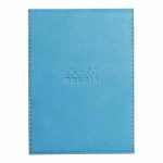 RHODIARAMA PORTE-BLOC AVEC PORTE-CRAYON + BLOC N°13 PETITS CARREAUX 5X5 - TURQUOISE - LOT DE 3