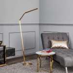 ROTHFELS JOLAMIRA LAMPADAIRE LED VARIATEUR, LAITON