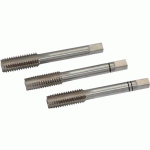 SET DE 3 TARAUDS À MAIN HSS - FINITION BRILLANTE - PAS ISO À DROITE - 10X1,5 MM SAM OUTILLAGE