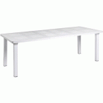TABLE LEVANTE BLANC RALLONGE 160-220 CM