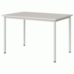 TABLE MALIBU 120X80 T6 4P STRA ABS BLC SEL W911/BLC 9016