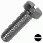 VIS À MÉTAUX TÊTE CYLINDRIQUE FENDUE ACIER ZINGUÉ 4.8 DIN 84 6X80 BOÎTE DE 200 - GFD - 512156