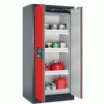 ARMOIRE SÉCURITÉ Q-PEGASUS-90 Q90.195.090.WDAC GRIS/ROUGE - ASECOS