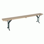 LOT DE 2 BANCS PLIANTS KONVIVIAL - LEISURE N PLEASURE