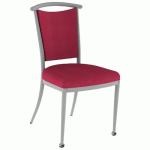 CHAISE 550 MOB ALU ASS/DOS GINKGO PIVOINE - 4P GRIS 9006 - MOBIDECOR