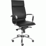 FAUTEUIL DE DIRECTION YESTE SIMILICUIR - NOIR - PIQUERAS Y CRESPO