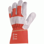 GANTS DE MANUTENTION DOCKER CROÛTE DE BOVIN - 10 - TALIAPLAST