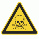 PANNEAU DE DANGER RIGIDE DANGER MATIÈRES TOXIQUES - MANUTAN COLLECTIVITÉS