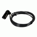 PORT DESIGNS 901209 CÂBLE ANTIVOL NOIR 1,8 M