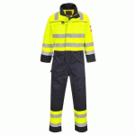 PORTWEST FR60 COMBINAISON HAUTE-VISIBILITÉ MULTI-RISQUES JAUNE/MARINE - TAILLE 4XL - STANDARD