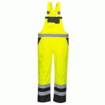 PORTWEST S488 COTTE CONTRAST NON-DOUBLÉE JAUNE/NOIR - TAILLE S