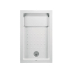 RECEVEUR DE DOUCHE ACRYLIQUE HAUTE DENSITÉ GAMME PRO SANINDUSA STRADO 120X75 ÉPAISSEUR 12CM COULEUR BLANC