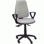 CHAISE ELCHE S BRAS FIXE - ROUE NYLON - GRIS CLAIR - PIQUERAS Y CRESPO