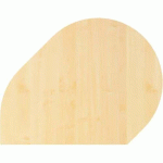 EXTENSION ASYMÉTRIQUE R-80X103CM-CHÊNE AMBRÉ-ARGENT - HAMMERBACHER