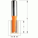 FRAISE À DÉFONCER CARBURE CMT - DIAMÈTRE 22 MM - HAUTEUR 20 MM - QUEUE DE 6 MM