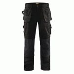 PANTALON DE TRAVAIL ARTISAN BAS AMOVIBLES NOIR TAILLE 54C - BLAKLADER