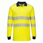 PORTWEST FR702 POLO PW3 FR MODAFLAME HV JAUNE/MARINE - TAILLE XXXL