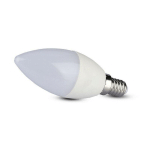 V-TAC LAMPE LED CHIP SAMSUNG E14 5,5W FORME DE BOUGIE 6400K DIMMABLE