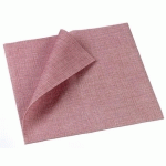 SERVIETTE JETABLE SOLIA NON TISSÉE ROUGE 25 X 25 CM (VENDU PAR 1000)