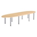 TABLE DE RÉUNION CONSUL L. 420 X P. 120 CM - CHÊNE CLAIR