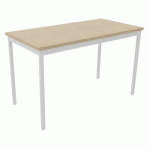 TABLE DE RÉUNION TREFF 120 X 60 CHÊNE DE FIL/ BLANC