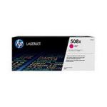 TONER HP 508X HAUTE CAPACITÉ MAGENTA POUR IMPRIMANTE LASER