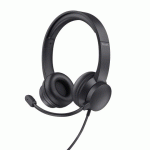 TRUST AYDA CASQUE AVEC FIL ARCEAU APPELS/MUSIQUE NOIR