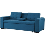 CANAPÉ CONVERTIBLE RELAX 3 PLACES TISSU NOHO - BLUE