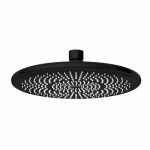 DOUCHE DE TÊTE NOIRE MAT - DIAMÈTRE 225 MM - WATER SAVING SYSTEM WENKO