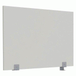 ÉCRAN DE SÉPARATION B-ZEN BOIS ANTIBACTÉRIEN L 80 X H 60 CM - GRIS - AVEC FIXATIONS POUR BUREAU INDIVIDUEL