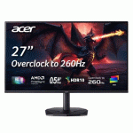 ECRAN PC ACER GAMING NITRO KG270W5BMIIPX 27'' 260 HZ FULL HD