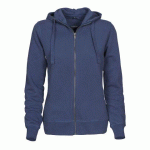 JAMES HARVEST DUKE SWEATSHIRT FULLZIP FEMMES BLEUDÉLAVÉ - TAILLE S