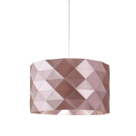 SUSPENSION PINK METAL EN MÉTAL CHROMÉ CM. 40 X 25H