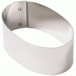 LOT DE 4 NONNETTES INOX OVALES ARRONDIES 7.5X4.5X3 CM