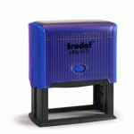 TAMPON TRODAT 4931 PERSONNALISABLE - UTILISATION BUREAU - FORMAT 70X30 MM - BLEU