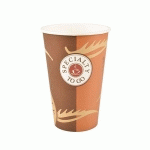 50 GOBELETS PAPSTAR, CARTON « TO GO », 0,3 L, Ø 8 CM X HAUTEUR : 11,6 CM