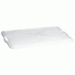 COUVERCLE BAC RECTANGULAIRE 90L - 720X470MM - MOBIL PLASTIC